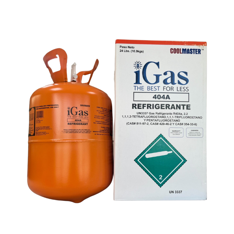 น้ำยาแอร์ R404A สำหรับ ตู้เย็น ตู้แช่เย็น ระบบทำความเย็น ห้องเย็น แบรนด์ iGas