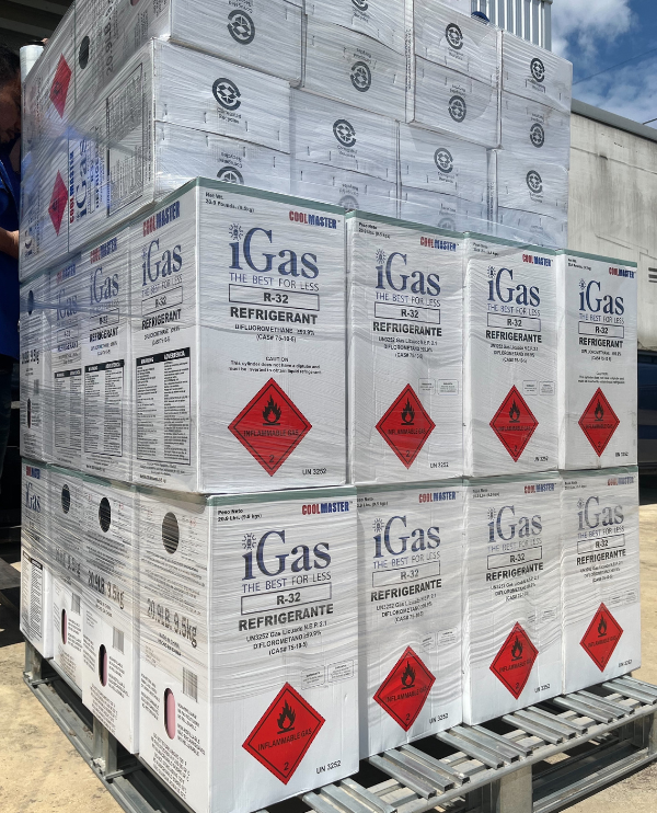 R32 igas size 9.5 kg for air condition