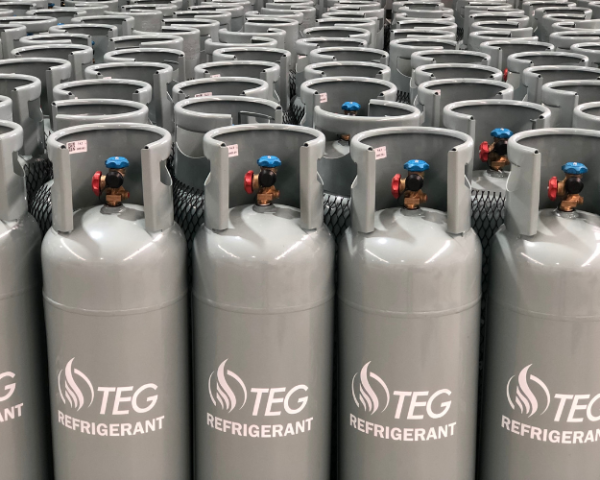 refrigerant TEG 700 x 500 refrigerant igas TEG refillable cylinder R22, R134a, R404A, R410A